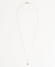 Phoebe 【K10】ジュエルラックネックレス　エメラルド/5月誕生石/天然石/全長:40cm