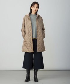 J.PRESS LADIES S 【WEB限定カラーあり・2way】コンパクトタフタキルティング  フーデッド コート