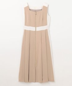 GRACE CONTINENTAL ラインバイカラードレス