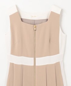 GRACE CONTINENTAL ラインバイカラードレス