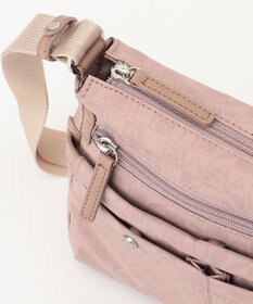 LA BAGAGERIE モノグラム　スクエアナイロンショルダー　SSサイズ