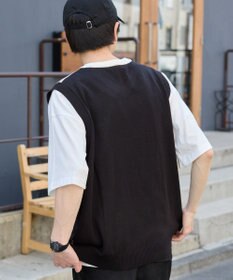 WEGO 【２点SET】アンサンブルゲームロゴニットベスト