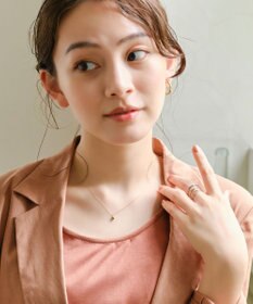 Phoebe 【K10】ジュエルラックネックレス　エメラルド/5月誕生石/天然石/全長:40cm