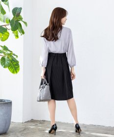 Tiaclasse 【洗える】ピンタックレースブラウス