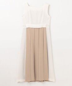 GRACE CONTINENTAL ラインバイカラードレス