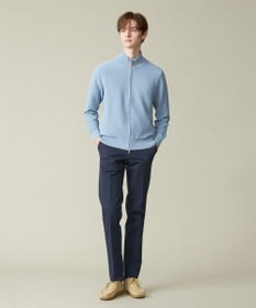 J.PRESS MEN ハイツイストリンクス  フルジップニットカーディガン