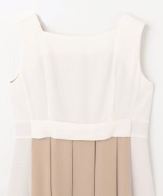 GRACE CONTINENTAL ラインバイカラードレス