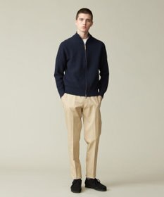 J.PRESS MEN ハイツイストリンクス  フルジップニットカーディガン