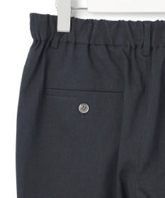 23区 【洗える】リネンレーヨンストレッチ テーパード パンツ