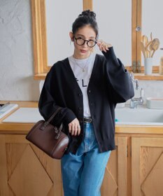 WEGO 【ユニセックス着用ITEM/MLサイズ展開】ドロップショルダーカーディガン