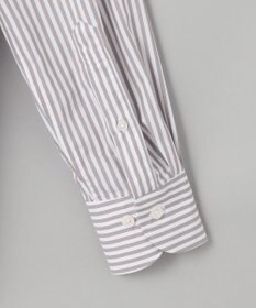 GOTAIRIKU 【形態安定】PREMIUMPLEATS_ボタンダウンカラー 通年ドレスシャツ_ストライプ(25年春夏モデル)