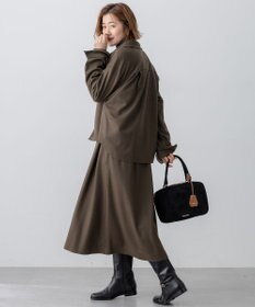 23区 【滝沢眞規子さん着用/VERY掲載/洗える】ウールミルドジャージー シャツ