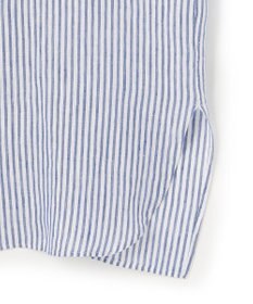 23区 【洗える】LIBECO ノースリーブ シャツ ワンピース