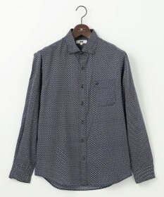 JOSEPH ABBOUD 【キングサイズ・エコ素材】 ヘキサゴンジオメトリックパターン シャツ