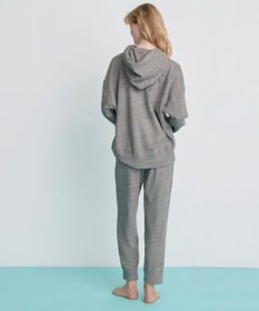 une nana cool 【綿混】あくびのお嬢さんの裏毛フーディーパジャマ