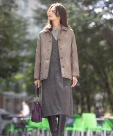 J.PRESS LADIES L 【洗える】Pe/Vis サイロチェック ブラウス