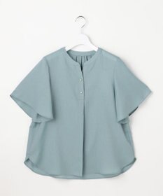 ANY SIS S スムージーポリエステル スキッパー ブラウス