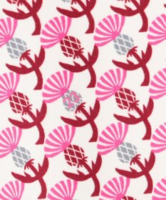 23区GOLF 【WOMEN】【吸水速乾/UVカット】アザミ小紋柄半袖ポロシャツ