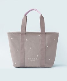 TOCCA 【chayさん着用・WEB＆一部店舗限定】LUCKY SHOWER TRAVELING TOTE トラベルキャンバストート [新色]ライトグレー系
