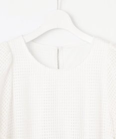 Feroux 【洗える】シアーチェックラッセル ワンピース