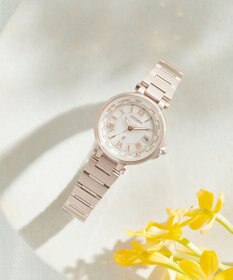 CITIZEN 【xC】ハンサムなサクラカラーの光発電エコ・ドライブ電波時計 EC1017-58A