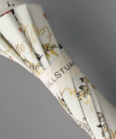 AURORA JILL STUART ジル スチュアート 晴雨兼用一段スライド傘 (ボタニカル柄)
