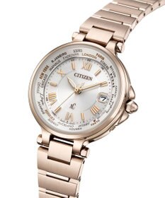 CITIZEN 【xC】ハンサムなサクラカラーの光発電エコ・ドライブ電波時計 EC1017-58A