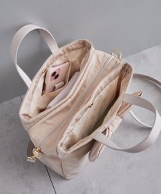 Maison de FLEUR EC限定リボン3ルーム2Wayトートバッグ