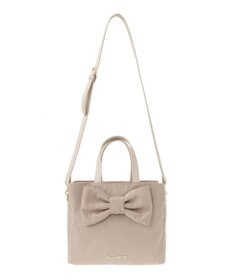 Maison de FLEUR EC限定リボン3ルーム2Wayトートバッグ