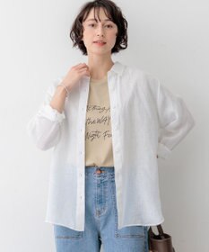 23区 【先行予約】LIBECOリネン ベーシック シャツ