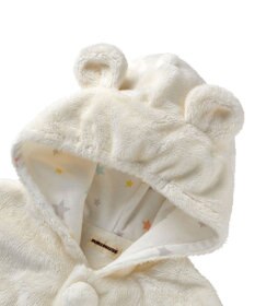 MIKI HOUSE HOT BISCUITS 【ミキハウス】【70-90cm】 マイクロファー マント