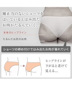 BRADELIS New York 【Yukine inc. 】ゆきねえ365綿混モアらくヒップサポートガードル23 補整下着