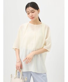 earth music&ecology バルーンスリーブブラウス