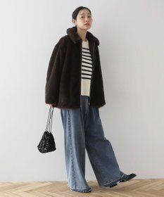 Green Parks ミンクライクファーブルゾン