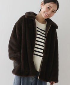 Green Parks ミンクライクファーブルゾン