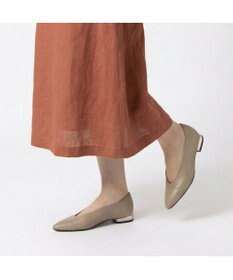 MODE ET JACOMO <MODE ET JACOMO>Uカットフラットプレーンパンプス