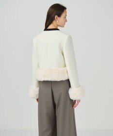 GRACE CONTINENTAL ツイードコンビジャケット