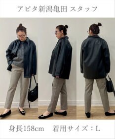 UNFILO L 【ウエストゴム/14サイズ展開】beauty warm pants テーパード