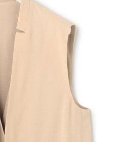 ICB 【接触冷感・UVカット・洗える】 T/Rドライリネン ジレ