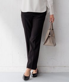 23区 【洗える/セットアップ対応】アイアスマットストレッチ テーパード パンツ