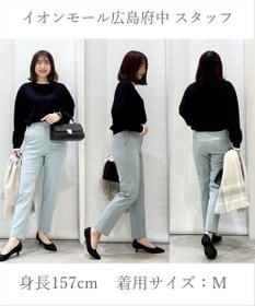 UNFILO L 【ウエストゴム/14サイズ展開】beauty warm pants テーパード