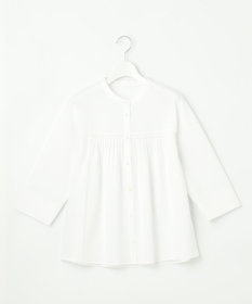 J.PRESS LADIES キャタピラシャツジャージー バンドカラー カットソー