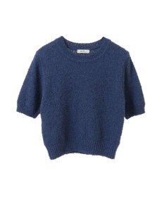 earth music&ecology ツイストブークレ半袖プルオーバー