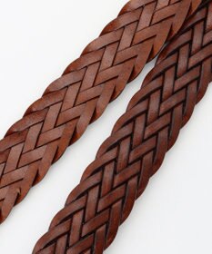 J.PRESS MEN レザーメッシュベルト