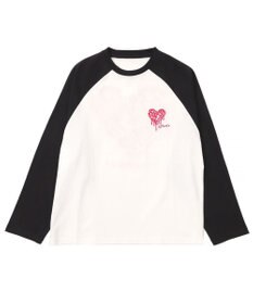 WEGO ラグランハートグラフィックT（LS）