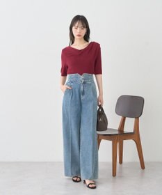 earth music&ecology ドレープニットプルオーバー