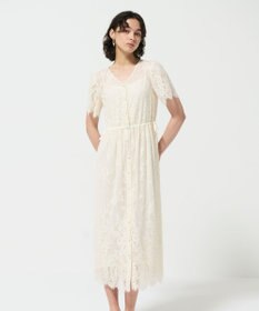 GRACE CONTINENTAL レースドロストワンピース