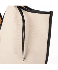 UNBILLION perche コットン×牛革付属トートバッグ L