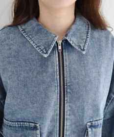 Green Parks ・ＥＬＥＮＣＡＲＥ　ＤＵＥ　デニムステンカラーブルゾ