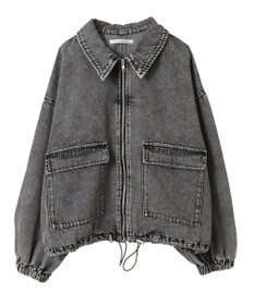 Green Parks ・ＥＬＥＮＣＡＲＥ　ＤＵＥ　デニムステンカラーブルゾ